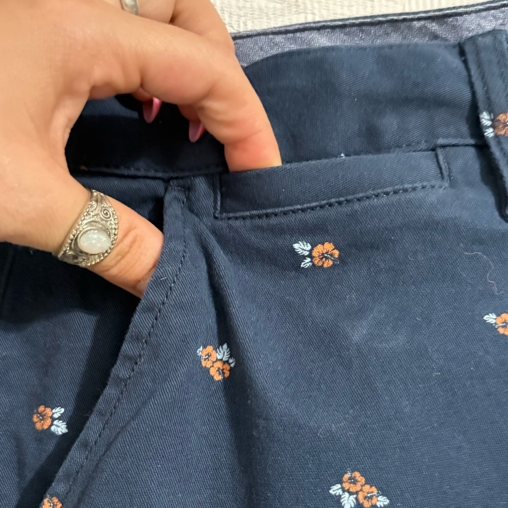 Weatherproof Vintage Men's Blue Patterned Shorts Hawaiian Flower Design Sz 36 - Picture 8 of 12